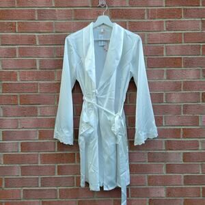 NK Imode NK Romance Trousseau Monica Short White Bridal Robe Small
